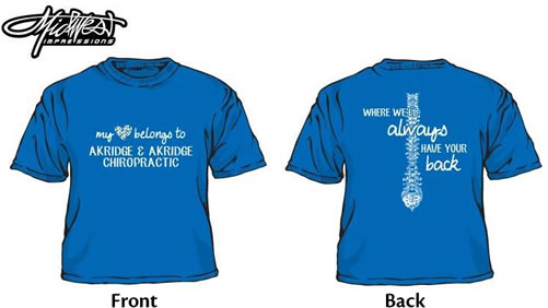 T-shirts for Heart Walk 2014